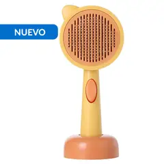 PETIZOOS - Cepillo mascota 20 cm amarillo