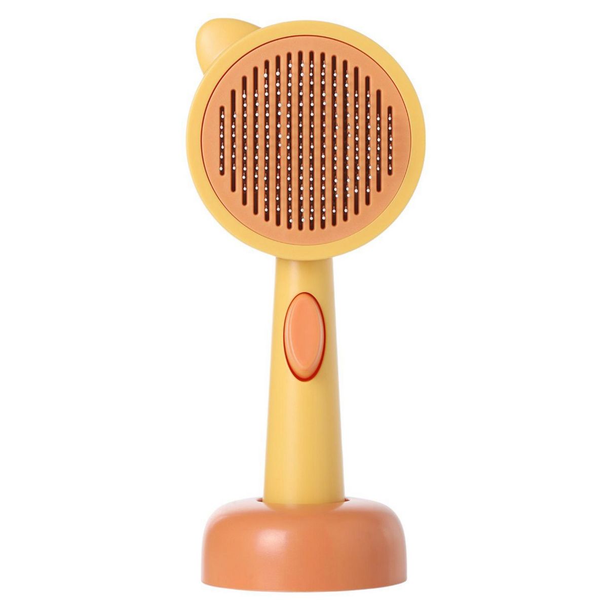 PETIZOOS - Cepillo mascota 20 cm amarillo