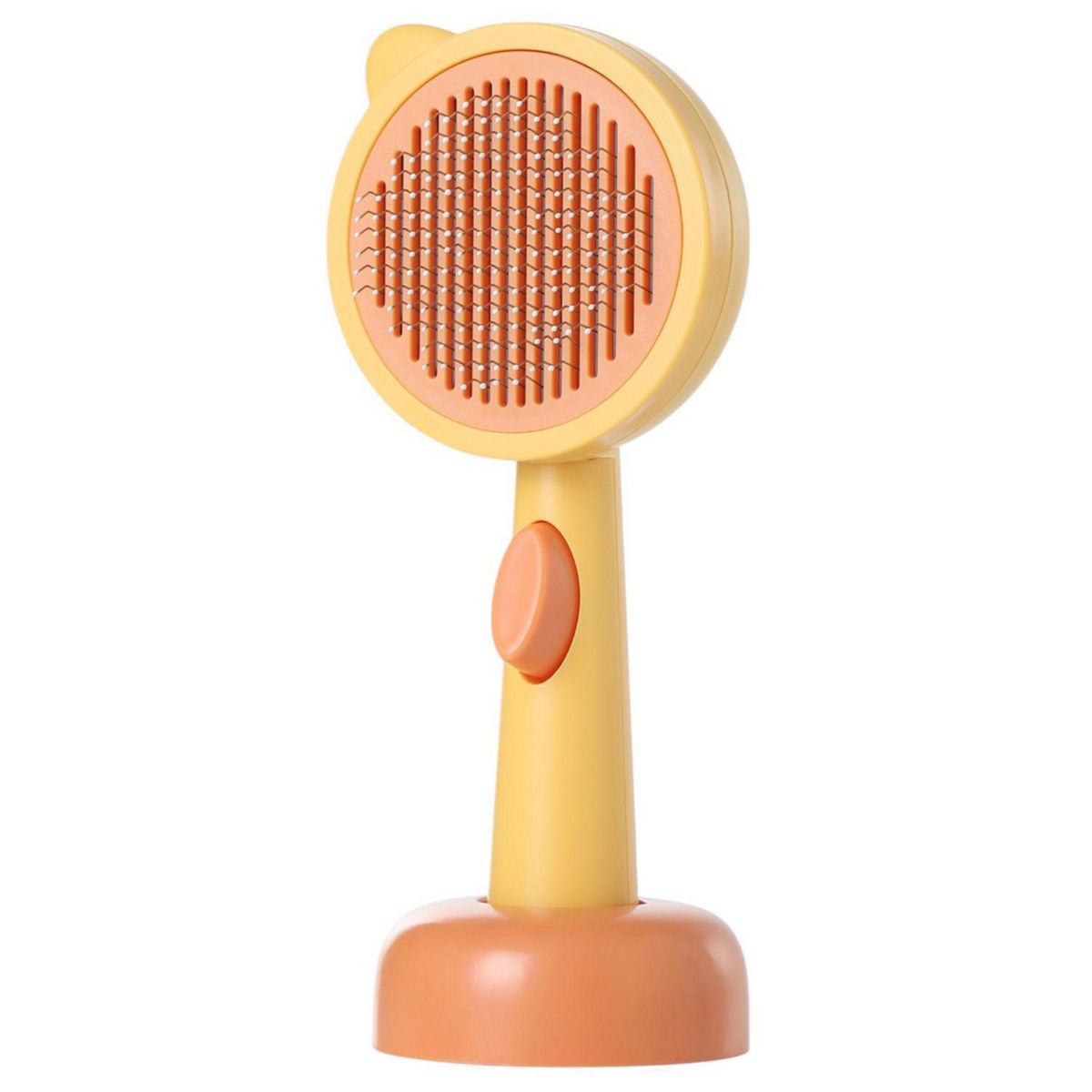 PETIZOOS - Cepillo mascota 20 cm amarillo