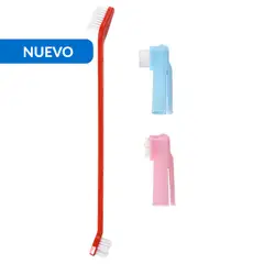 PETIZOOS - Cepillo dientes mascota rojo
