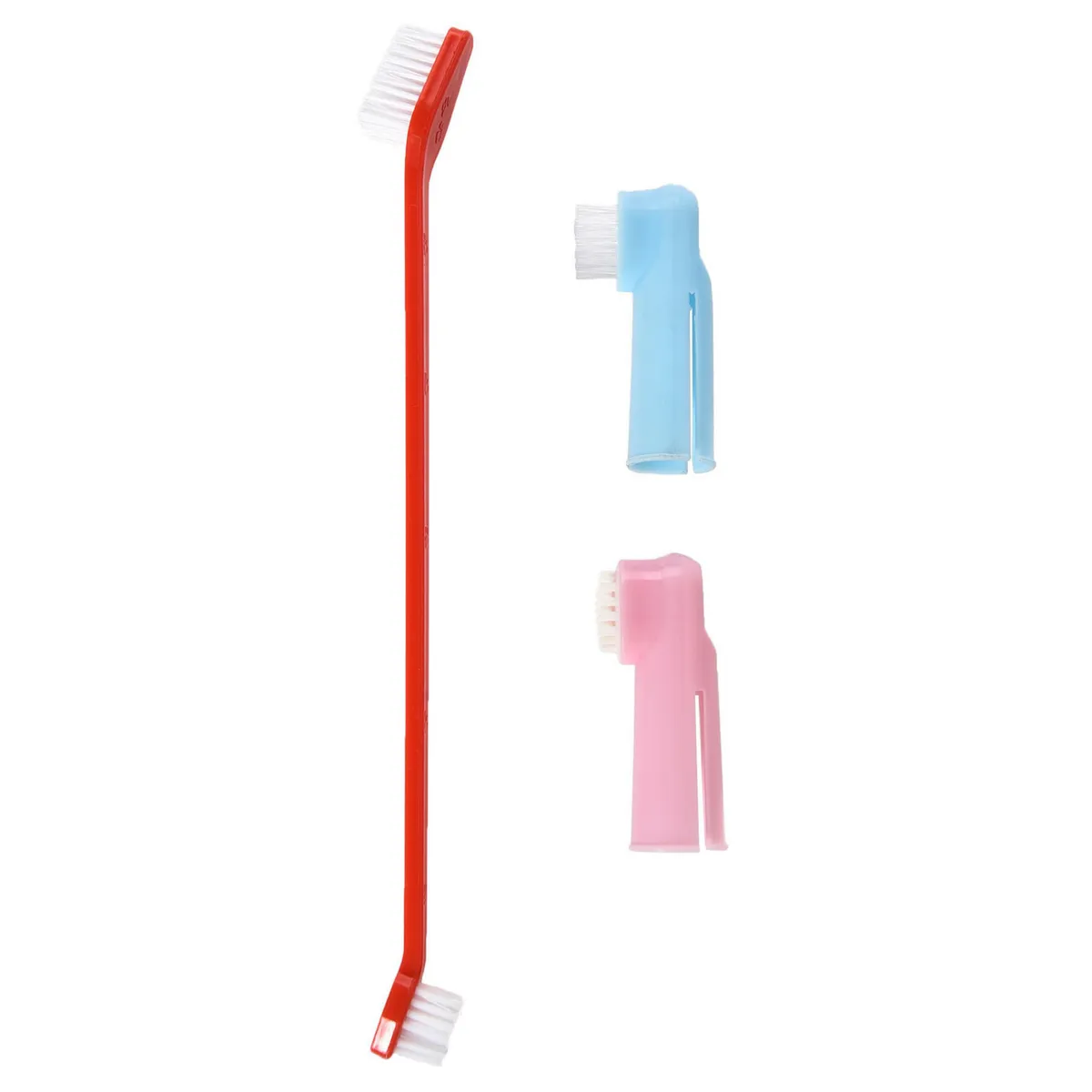 PETIZOOS - Cepillo dientes mascota rojo