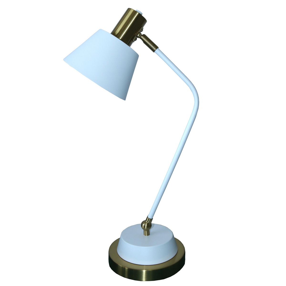 JUST HOME COLLECTION - Lámpara de Escritorio Bodo Blanco 18x54.3 cm