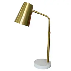 JUST HOME COLLECTION - Lámpara Escritorio Alesund 1 luz E27 Dorado