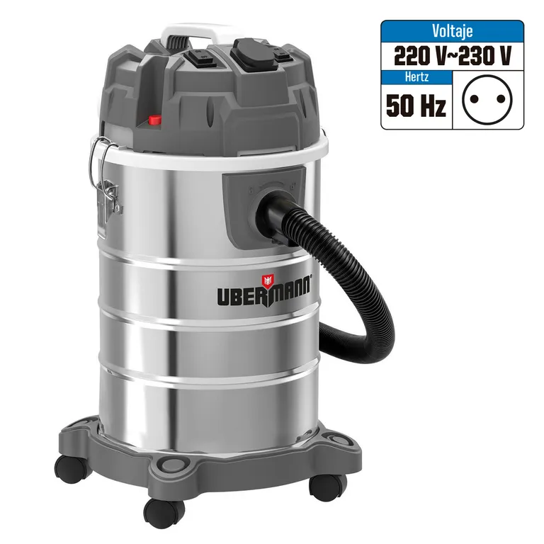 UBERMANN Aspiradora Eléctrica 1400 W 30 Litros 40035-00005