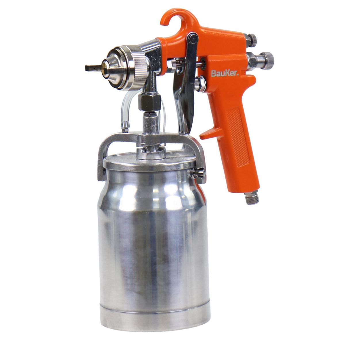 BAUKER - Pistola de pintura alta presión 1 litro