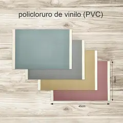 JUST HOME COLLECTION - Set 6 Individuales Rectangular 30x45 cm Surtido Multicolor