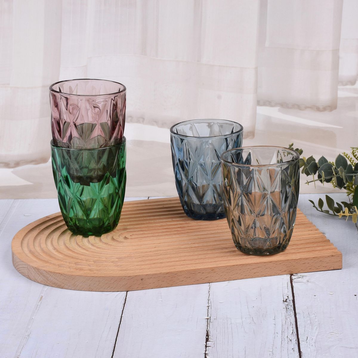 JUST HOME COLLECTION - Vaso Alto de Vidrio 280 ml 