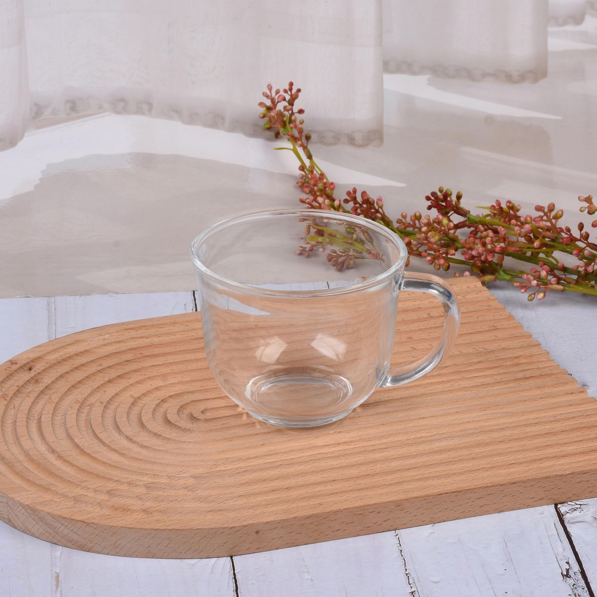 JUST HOME COLLECTION - Tazón 500 ml Vidrio Vidrio Transparente 