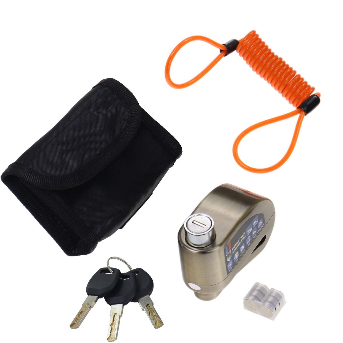 AUTOSTYLE - Alarma de bloqueo sistema disco