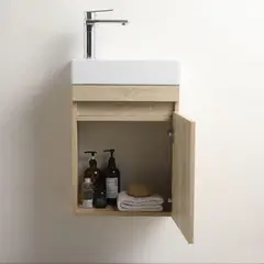 SENSI DACQUA - Mueble de Baño COMPACT Madera 22.5x29.5x41 cm