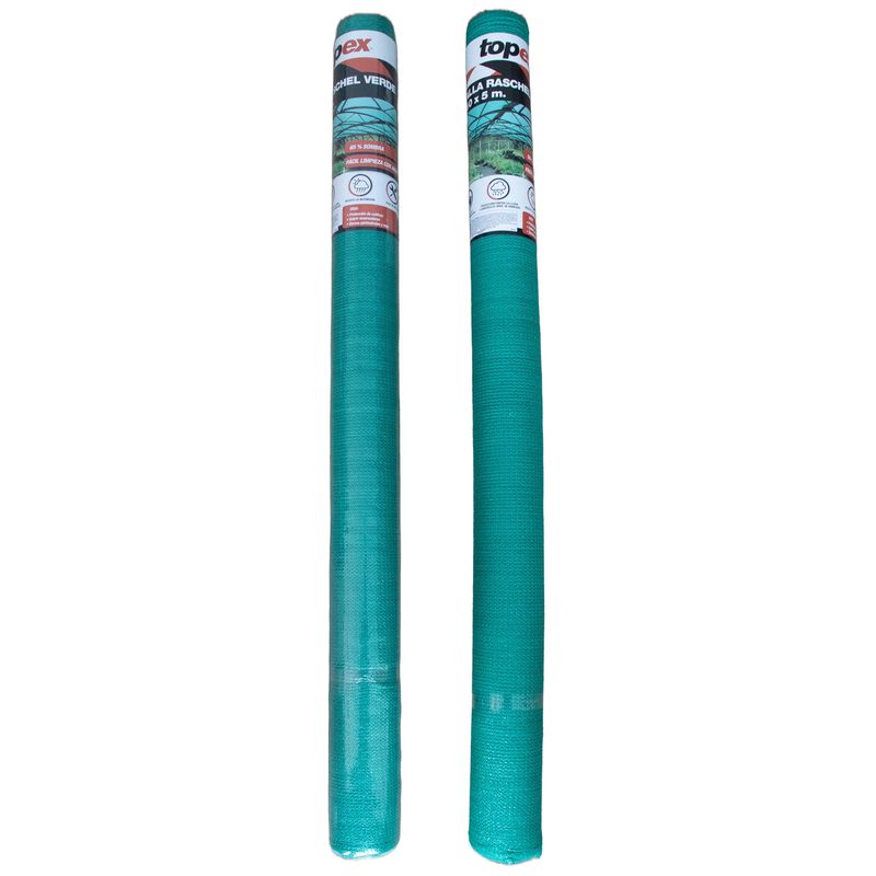 TOPEX - Malla Raschel 60% 2,1x5 m Verde