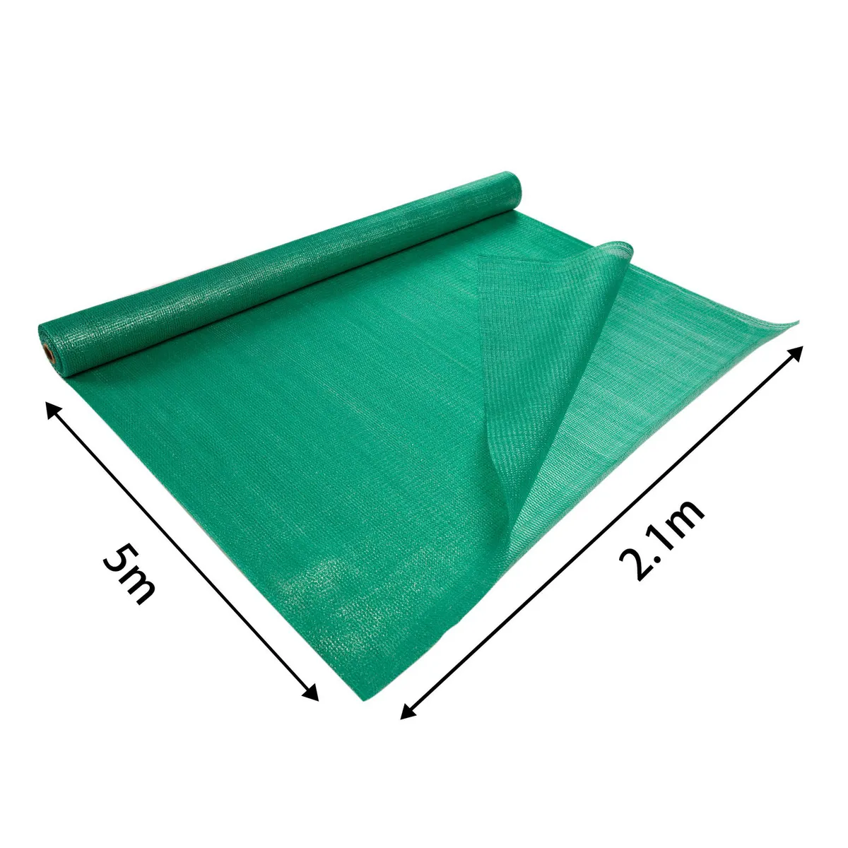 TOPEX - Malla Raschel 60% 2,1x5 m Verde