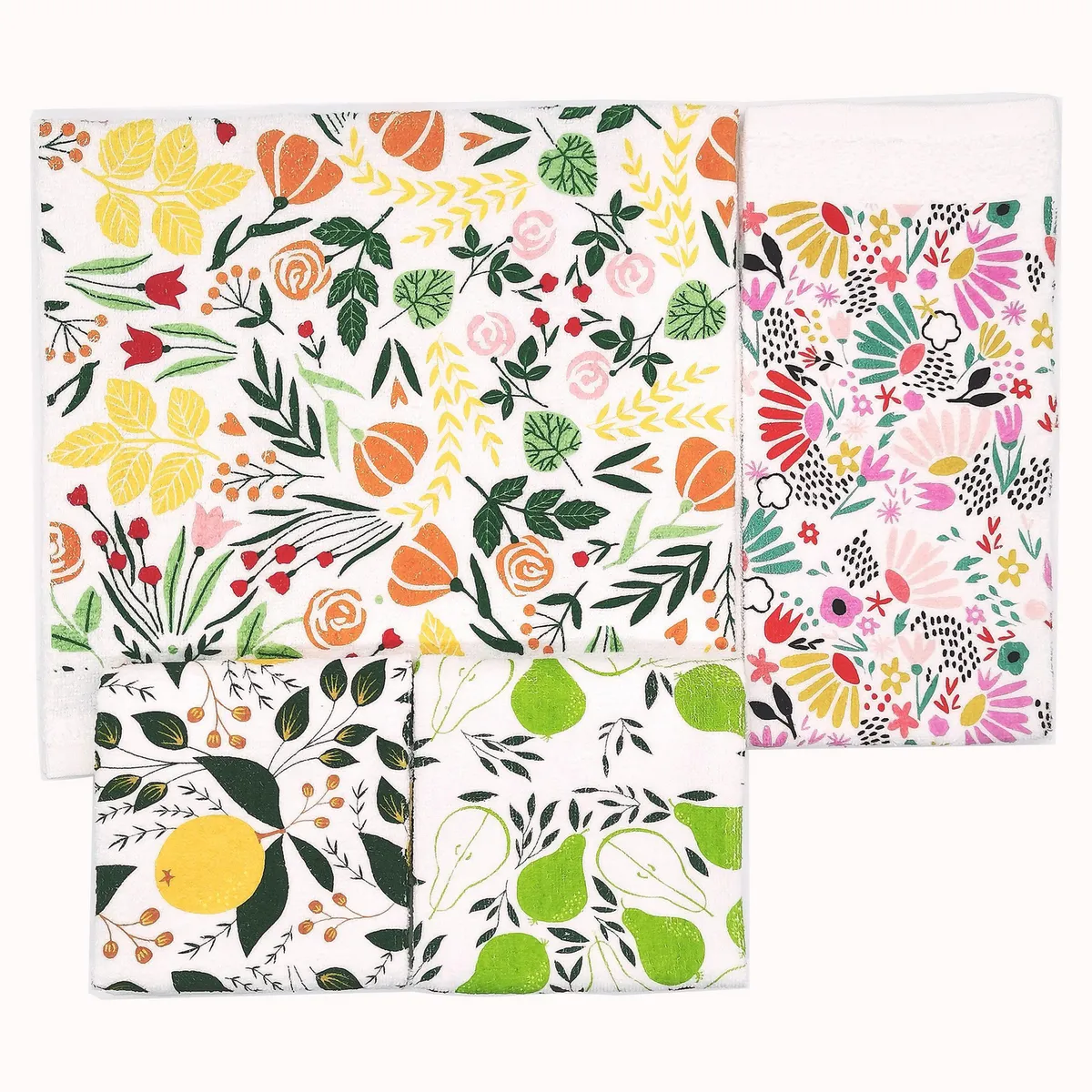 CASA BONITA - Paño Cocina Rectangular 40x60 cm Paño Multicolor