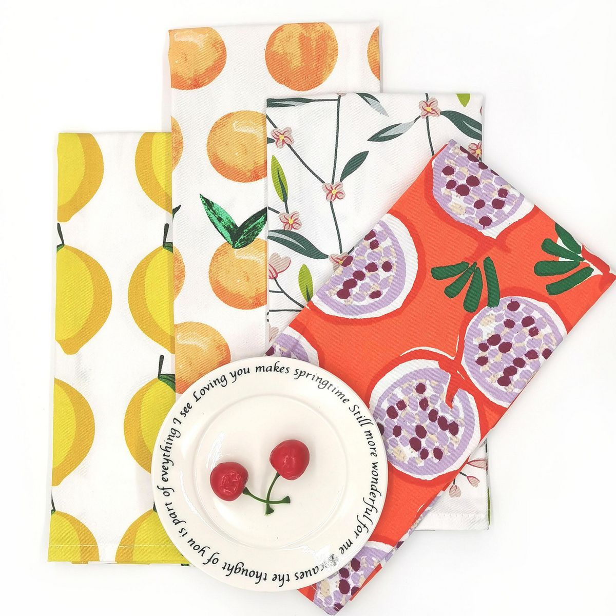 JUST HOME COLLECTION - Paño Cocina Rectangular 40x60 cm Print Multicolor