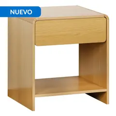 JUST HOME COLLECTION - Velador 1 Cajón(es) Doha 50x55x40 cm Café
