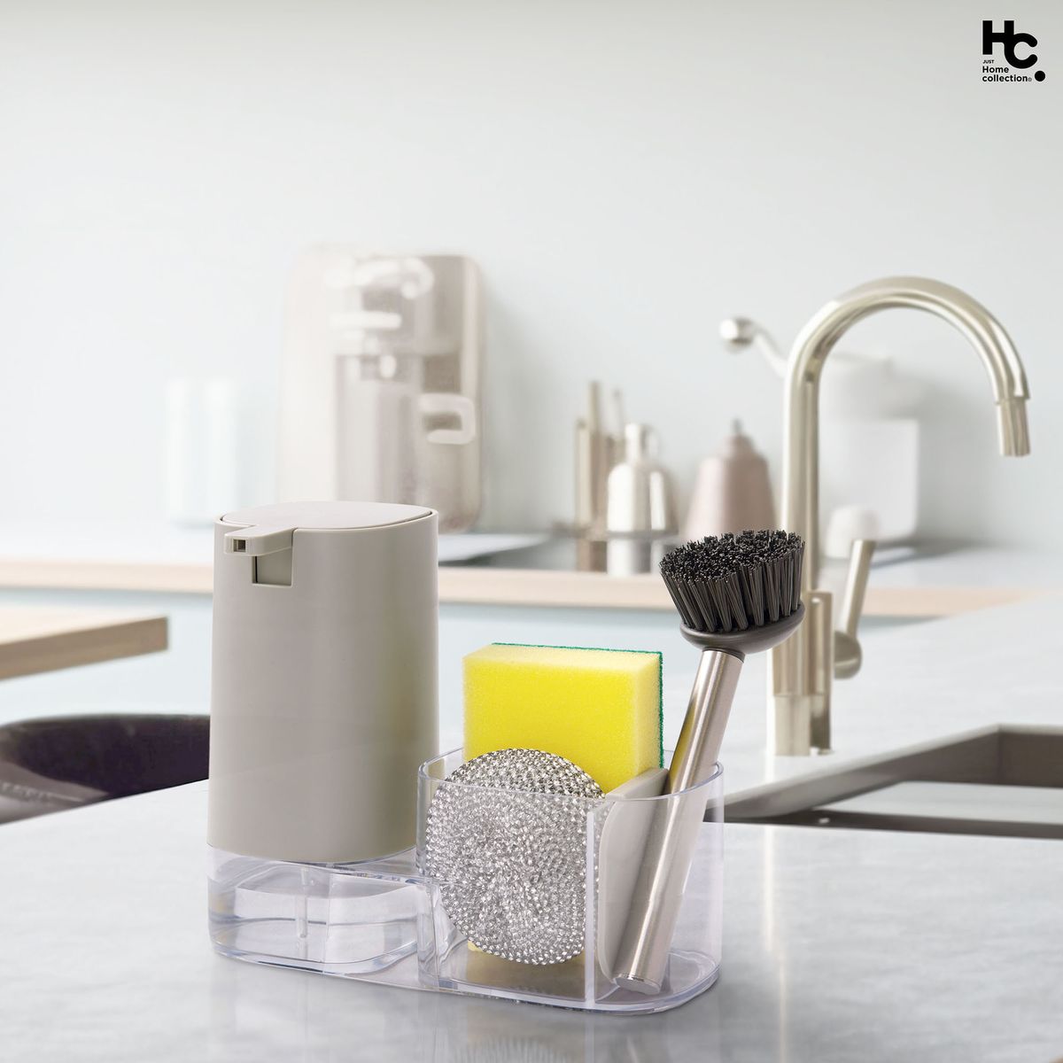 JUST HOME COLLECTION - Juego dispensador jabón 5 piezas