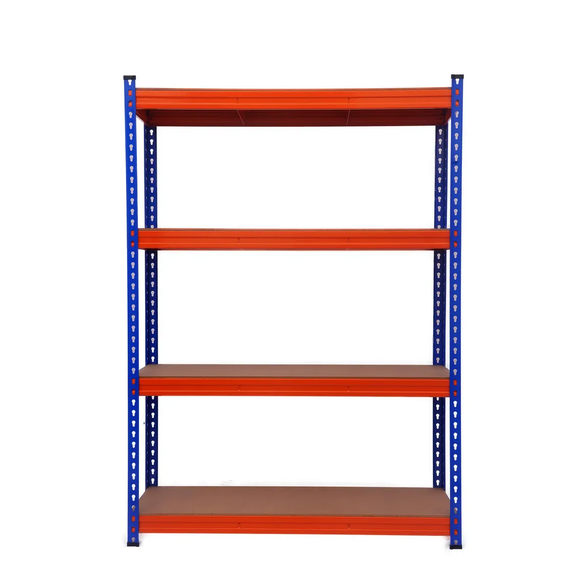 FIXSER - Estante Heavy Duty Metal Nivel(es) 120x183x50 cm Naranjo, Azul