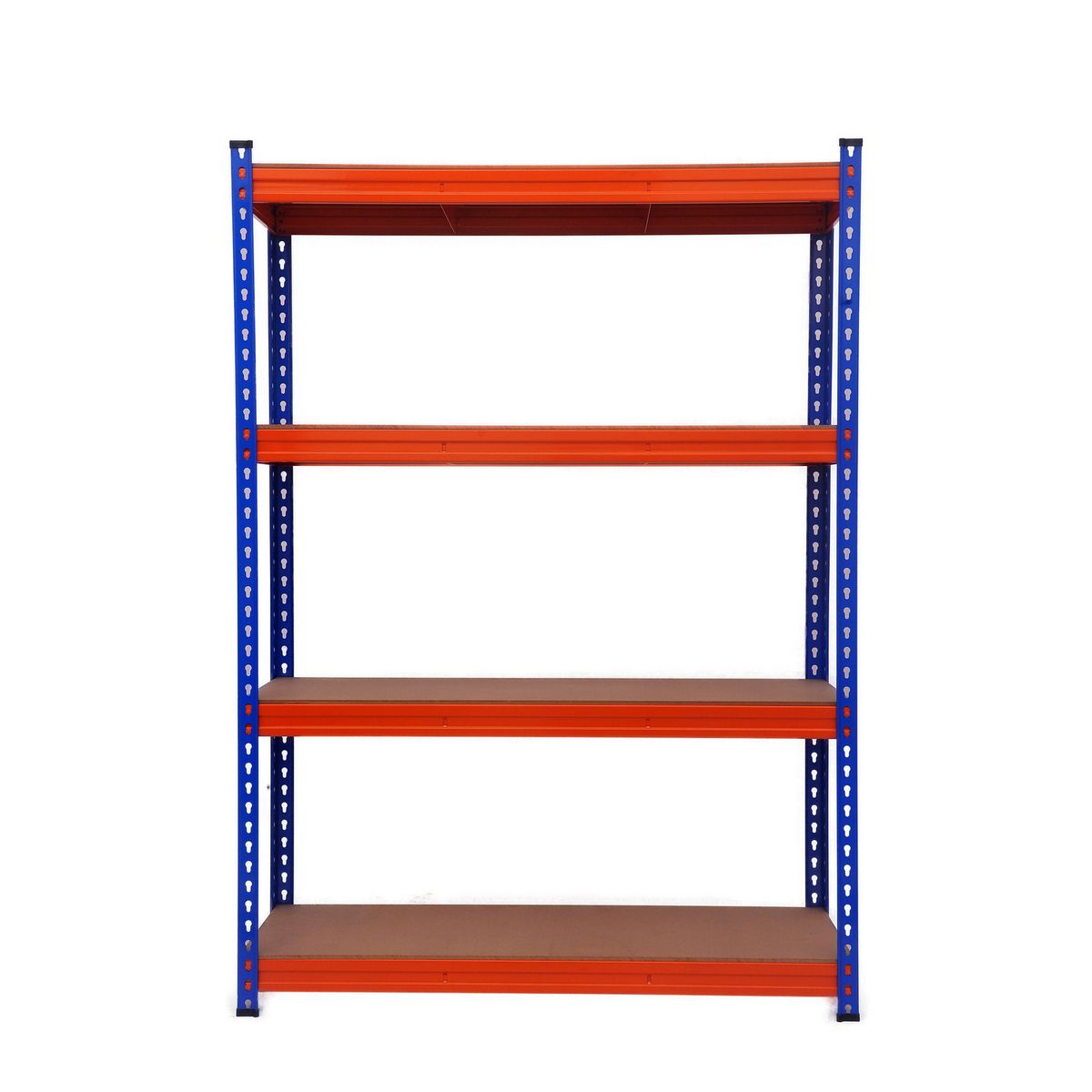 FIXSER - Estante Heavy Duty Metal Nivel(es) 120x183x50 cm Naranjo, Azul