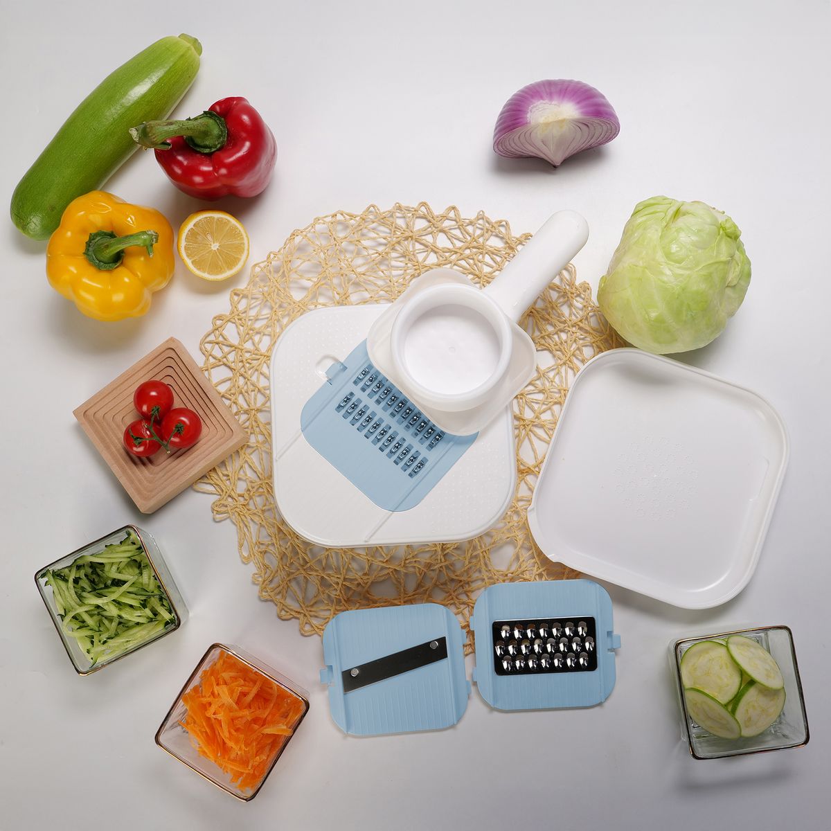 JUST HOME COLLECTION - Multi Rallador de Cocina Just Home Collection con Mango