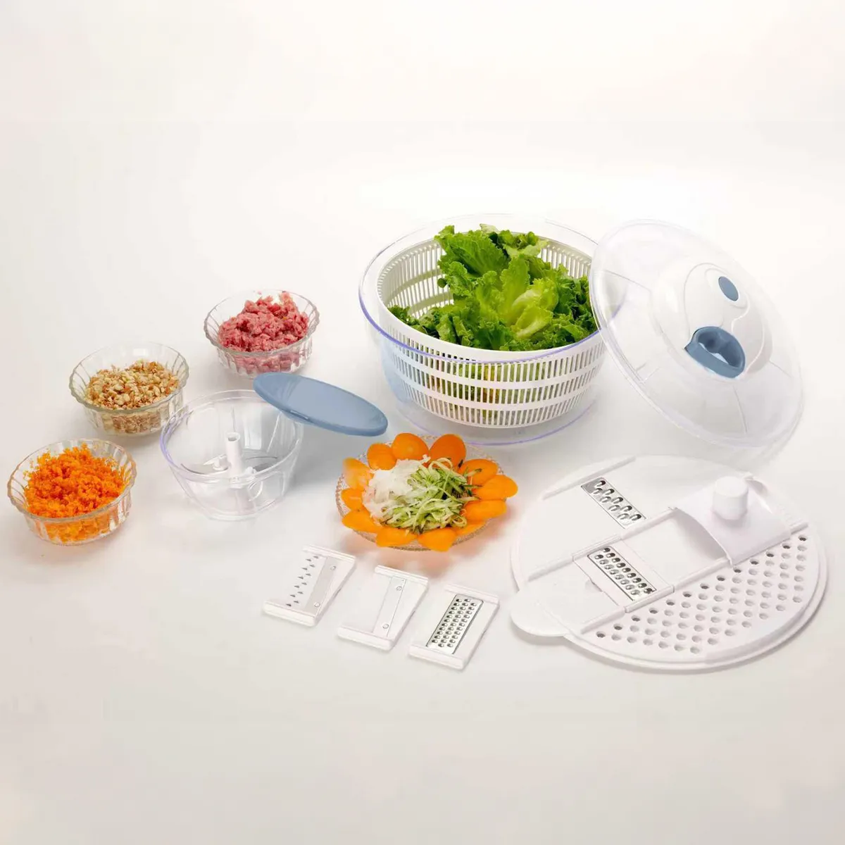 JUST HOME COLLECTION - Centrífuga De Verduras Just Home Collection Con Cortador