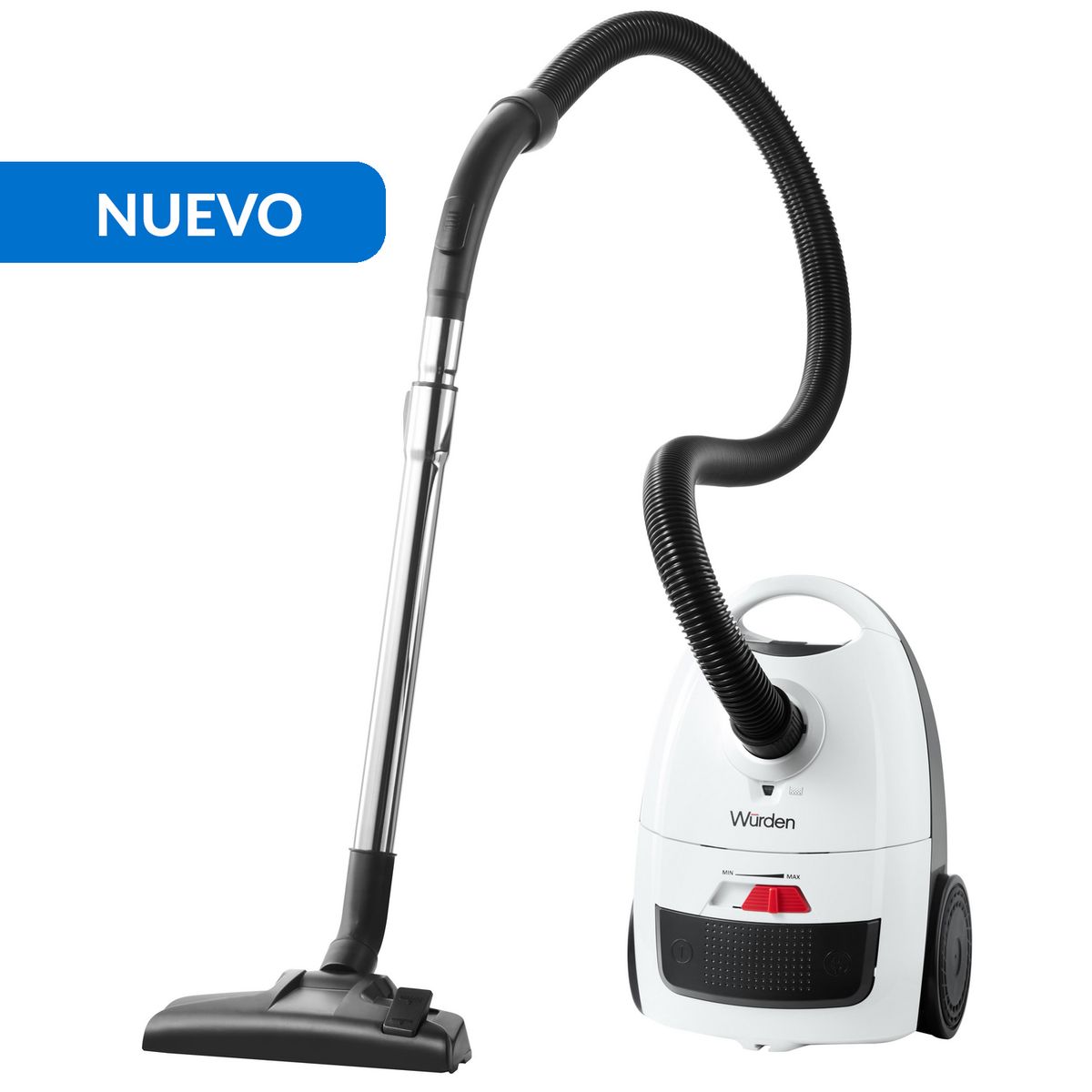 WURDEN - Aspiradora de Arrastre 1800 W 2 Litros 14C