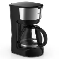 RECCO - Cafetera Eléctrica 750 ml 600 W Negro/ Plateado