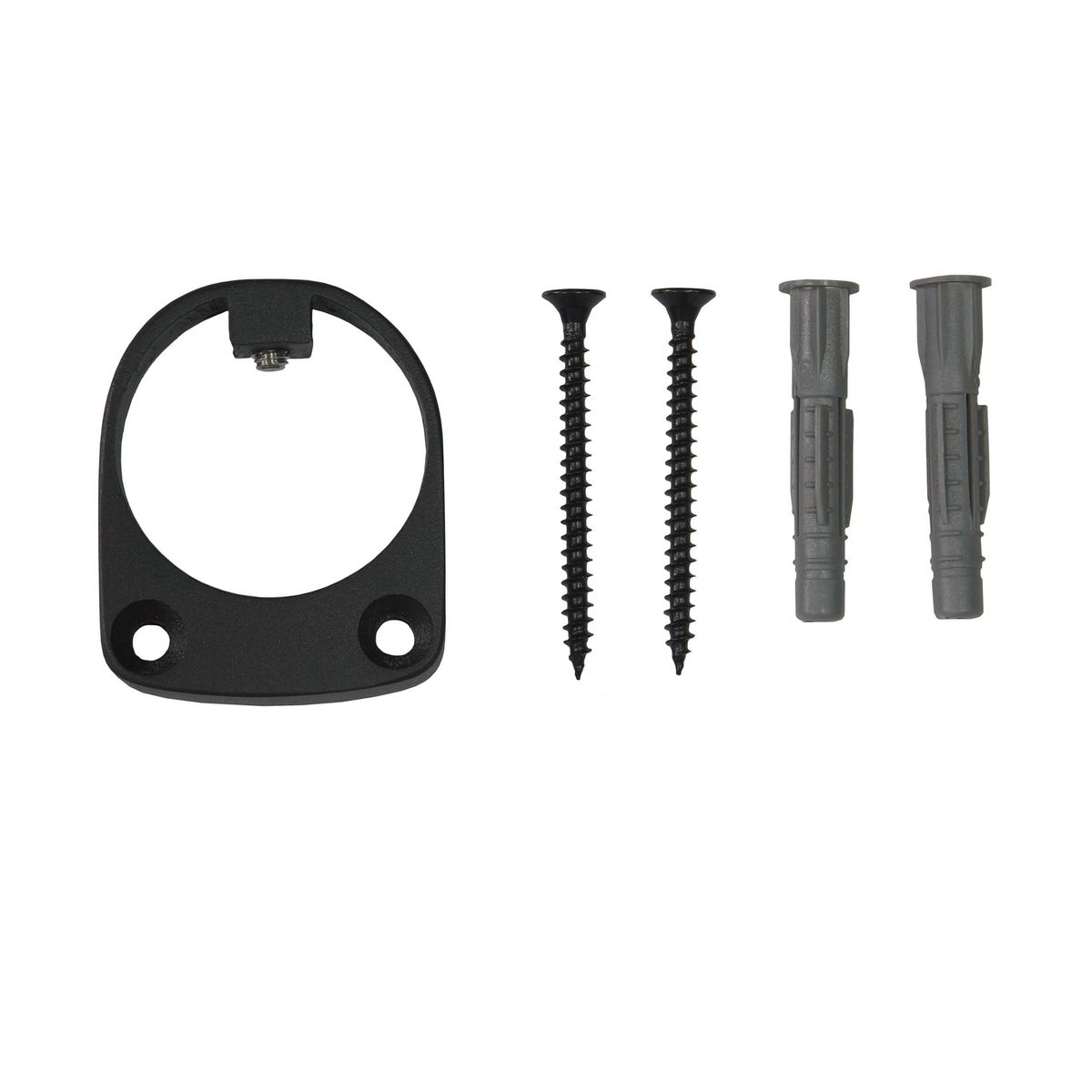 HOLZTEK - Conector Soporte Muro Pasamano Redondo Para Baranda