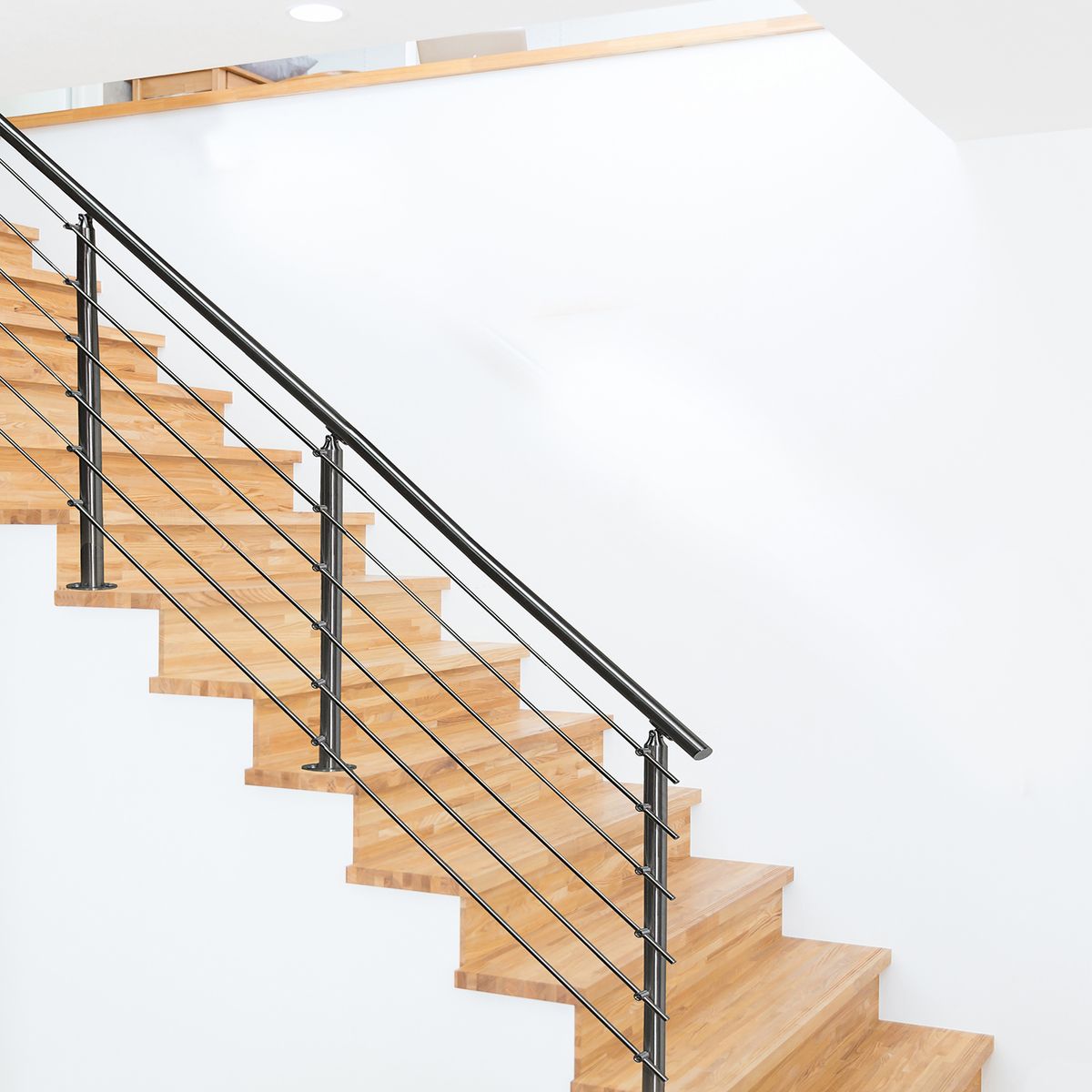 HOLZTEK - Baranda Acero Inoxidable 1 m con 1 Poste