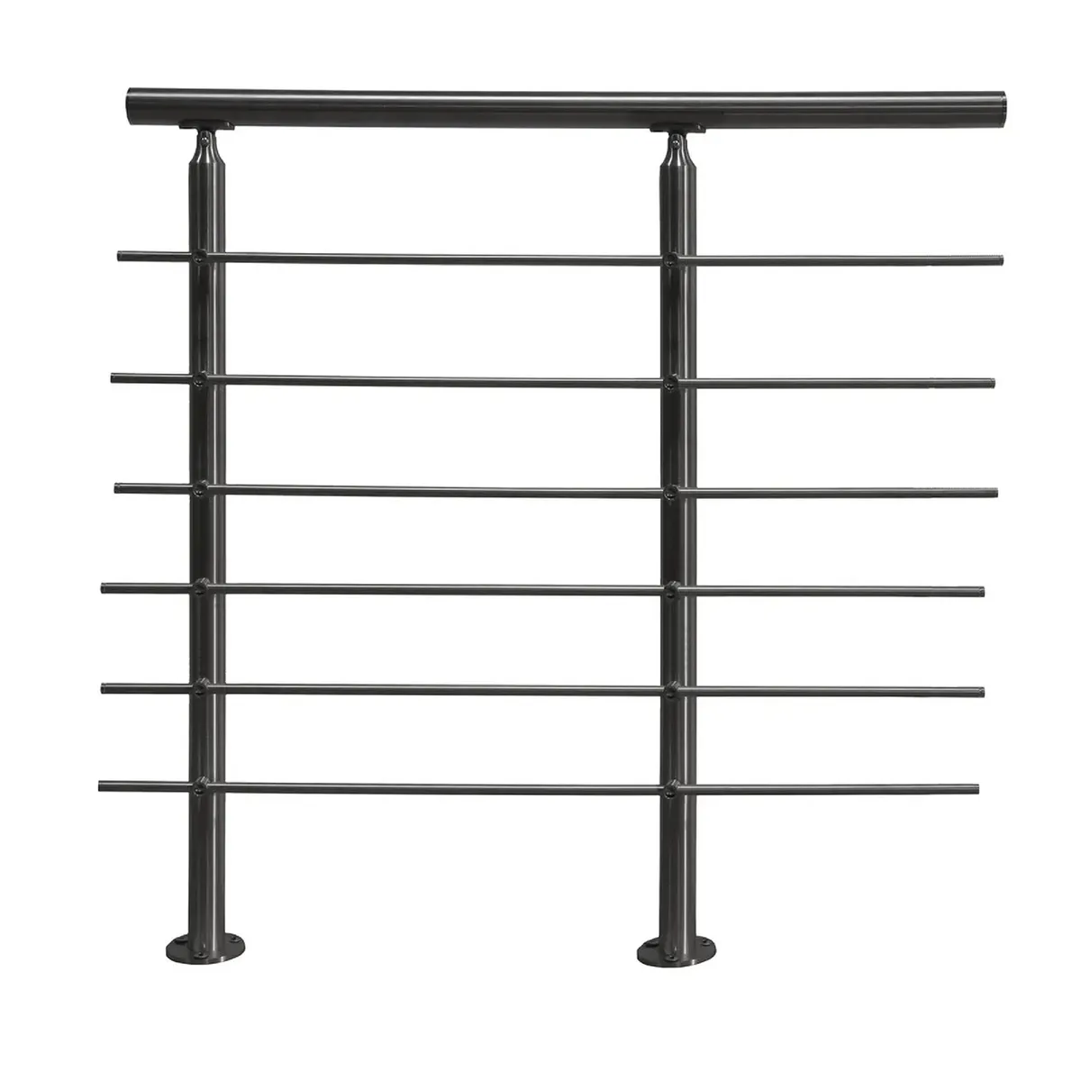 HOLZTEK - Baranda Acero Inoxidable 2 m con 2 Postes