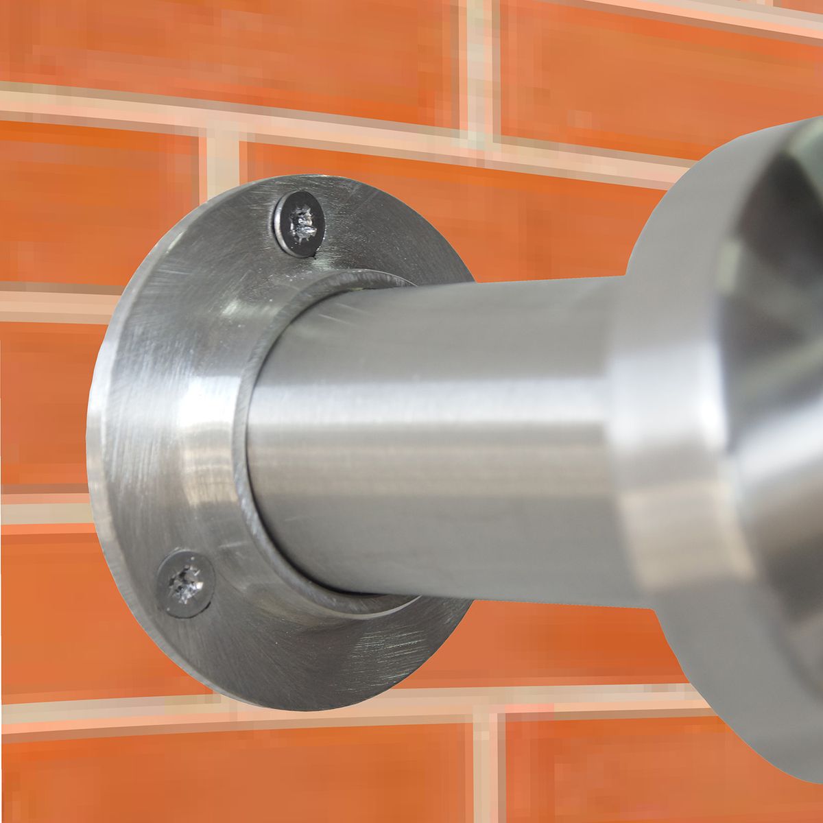 HOLZTEK - Conector a Muro Pasamano y Baranda Acero Inox