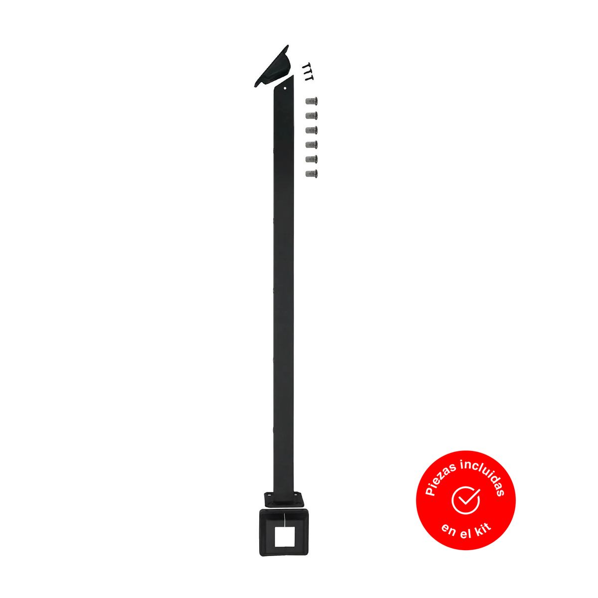 HOLZTEK - Poste 91 cm para Baranda Angular Aluminio