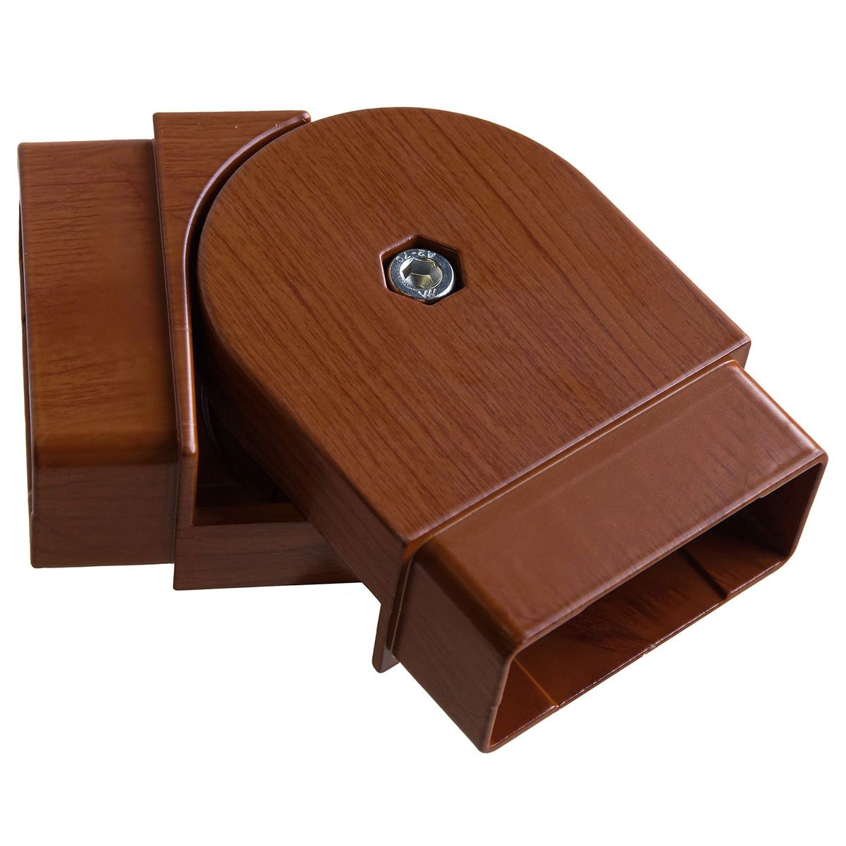 HOLZTEK - Codo Café Curvo para Baranda Plana con Cable