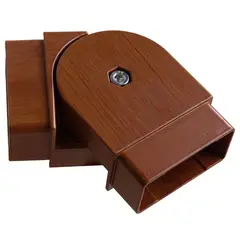 HOLZTEK - Codo Café Curvo para Baranda Plana con Cable