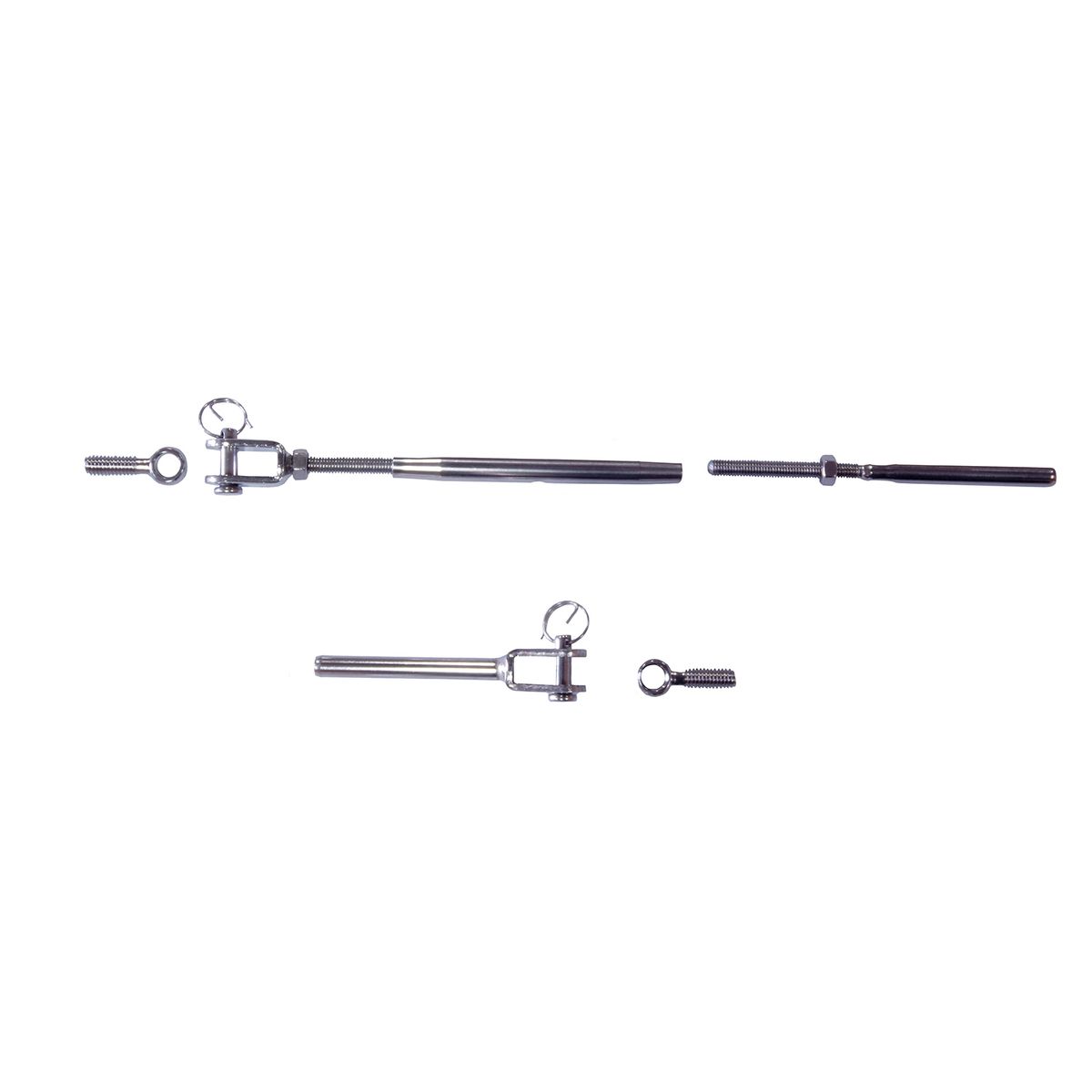 HOLZTEK - Set 6 Tensores para Cable de Baranda