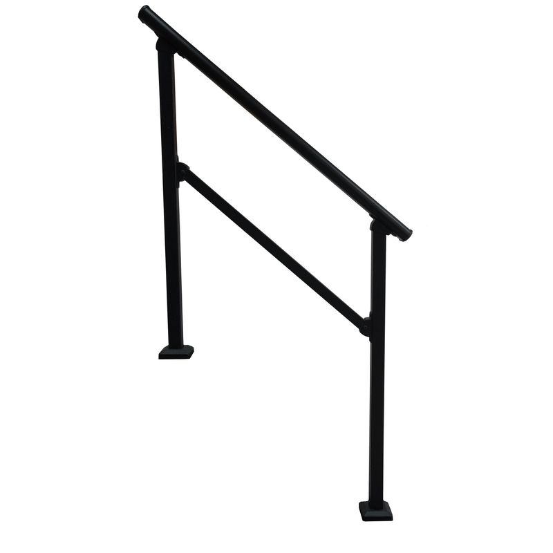 HOLZTEK - Barandilla aluminio negro 150 cm