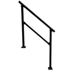 HOLZTEK - Barandilla aluminio negro 150 cm