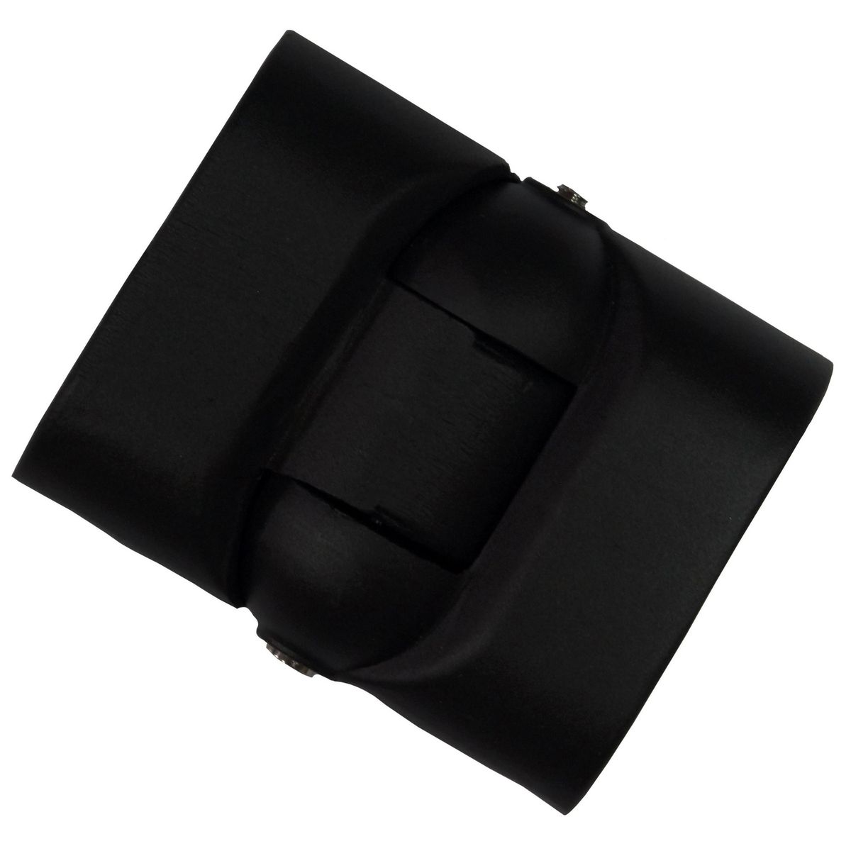 HOLZTEK - Codo Angular para Baranda Ovalada Negra