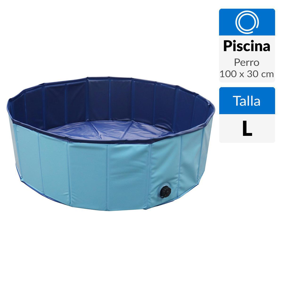 PETIZOOS - Piscina Para Perros 100X30 Cm.