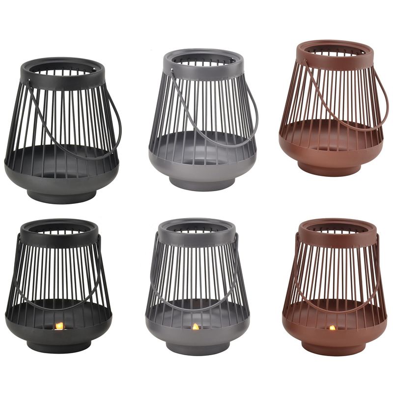 JUST HOME COLLECTION - Farol metal 15 cm. Color surtido