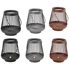 JUST HOME COLLECTION - Farol metal 15 cm. Color surtido