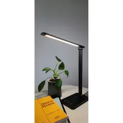 undefined - Lámpara de Escritorio Evora Negro 11x34.5 cm