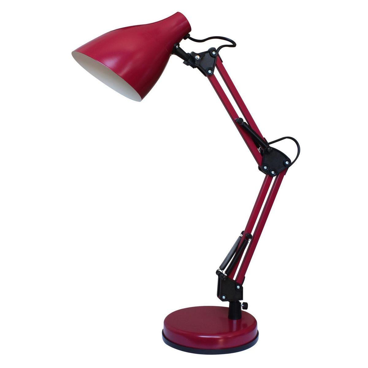 CASA BONITA - Lámpara de Escritorio Artic Rojo 15.5x48 cm