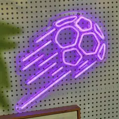JUST HOME COLLECTION - Lámpara Led Neón Batería Pelota