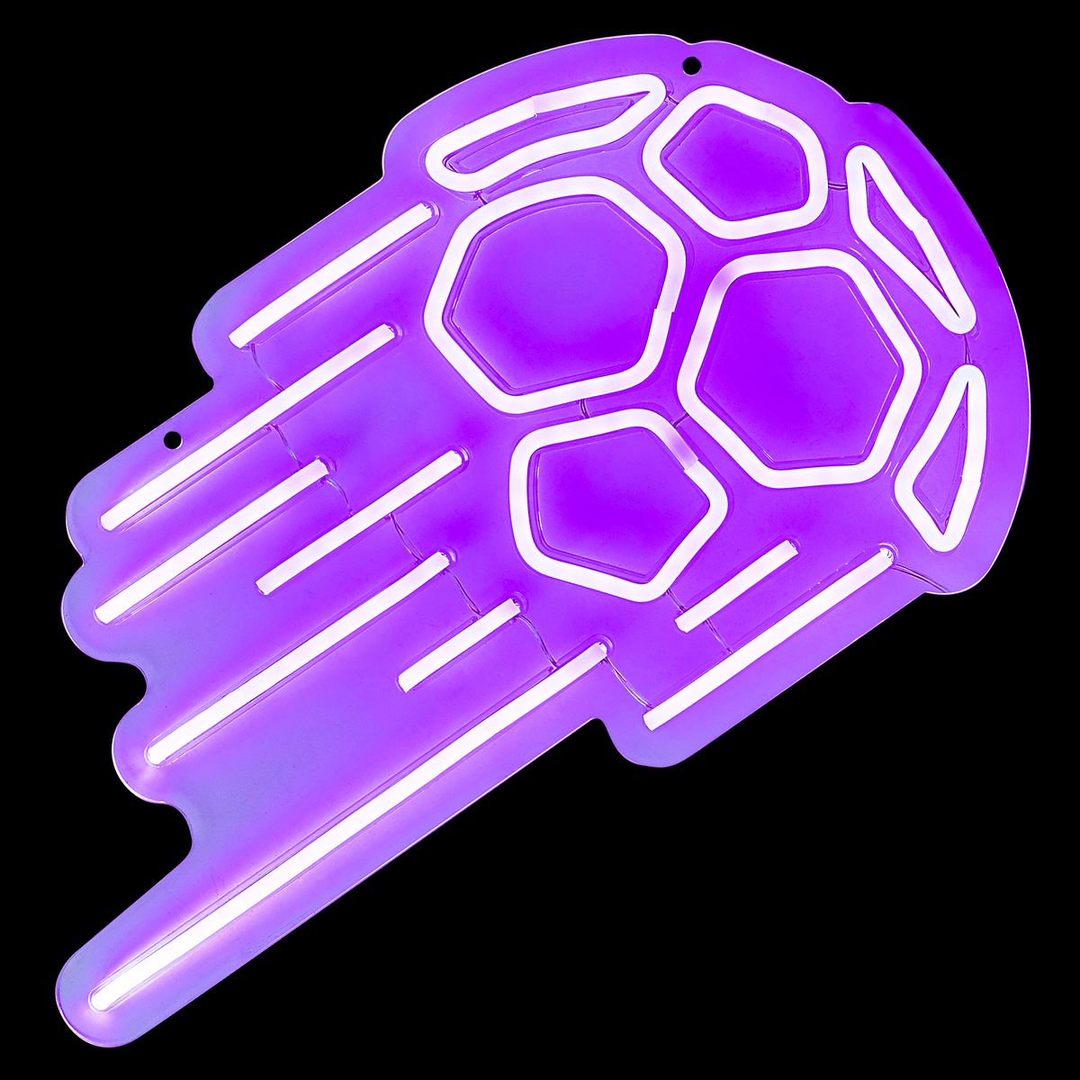 JUST HOME COLLECTION - Lámpara Pelota Morado 40x23 cm