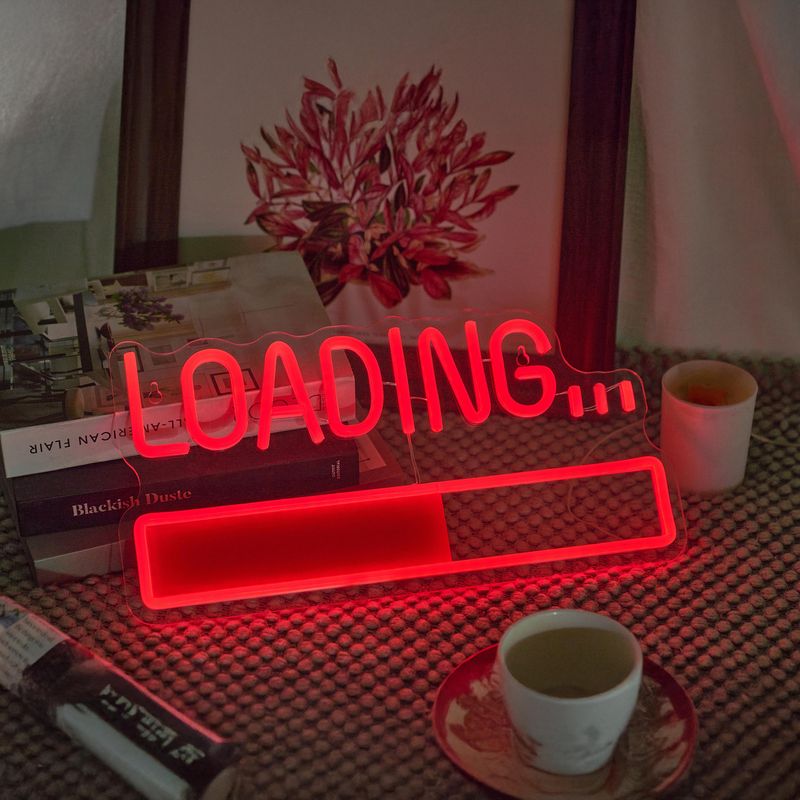 JUST HOME COLLECTION - Lámpara Loading Rojo 5.7 W 40x20 cm