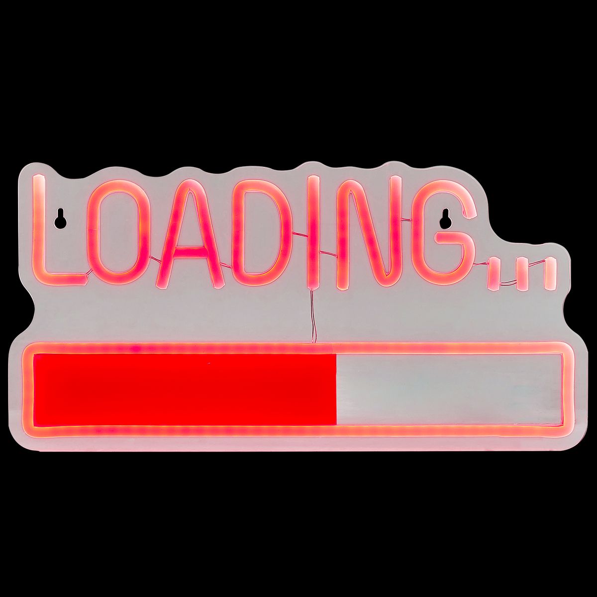 JUST HOME COLLECTION - Lámpara Loading Rojo 40x20 cm