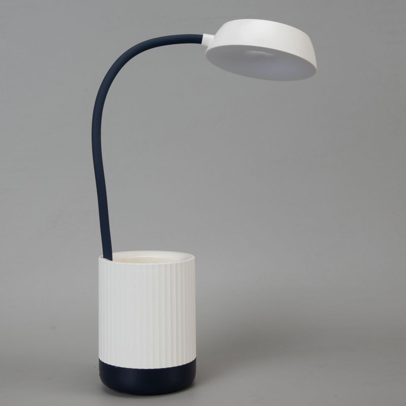 JUST HOME COLLECTION - Lámpara Escritorio Led Inferior Cake Blanco