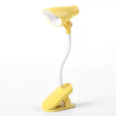 JUST HOME COLLECTION - Lámpara Escritorio Led Deer Amarillo/Dorado 0.1 W 13x5 cm