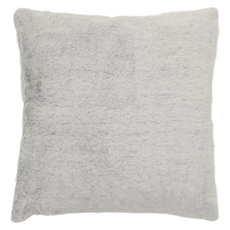 JUST HOME COLLECTION - Pack 2 cojines Fauxfur Gris 45x45 cm