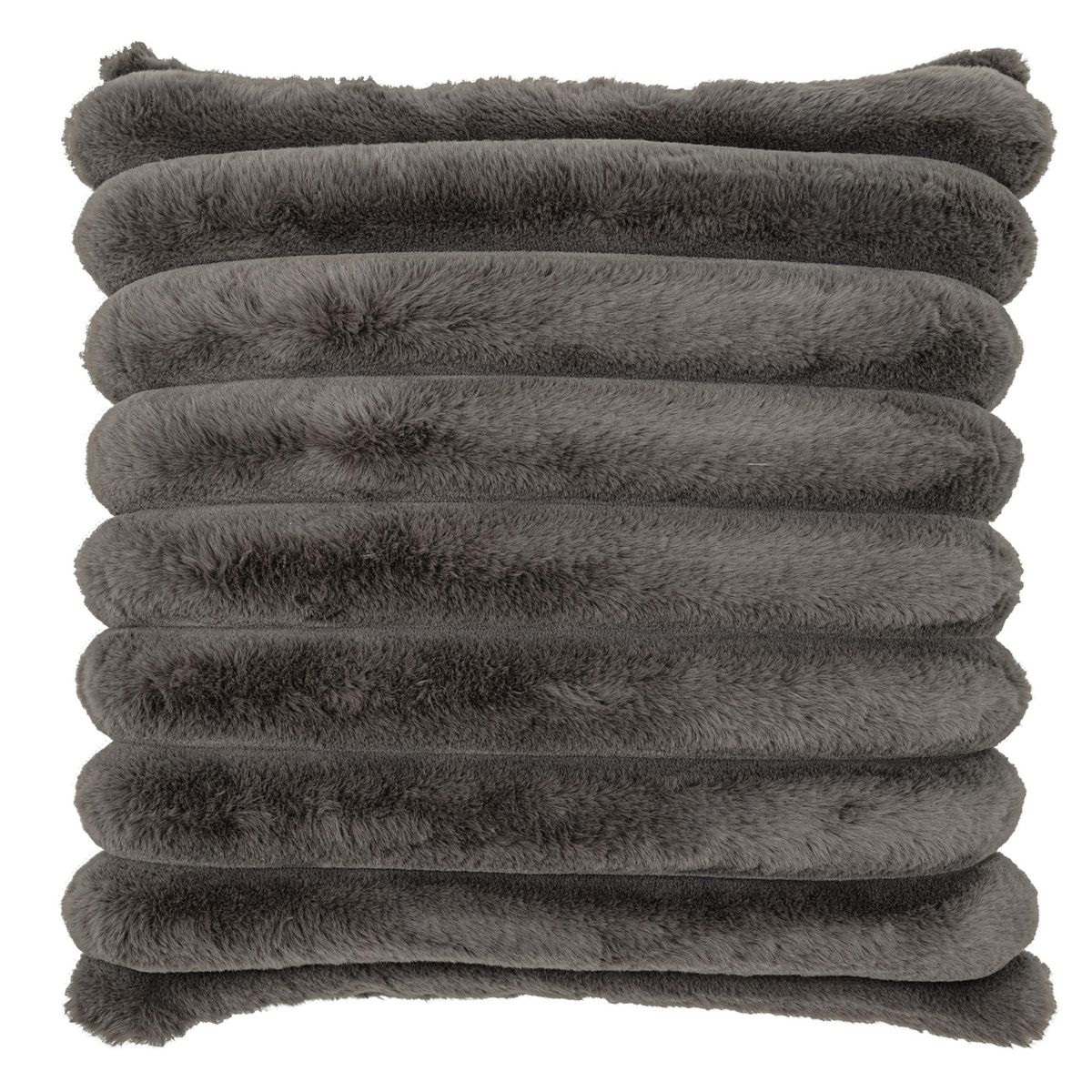 JUST HOME COLLECTION - Pack 2 cojines Fauxfur Gráfito 45x45 cm